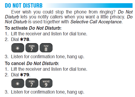 Do Not Disturb?