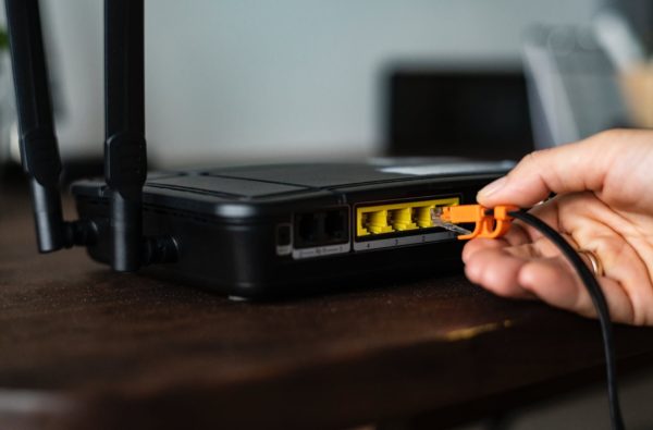 Modem and router installation