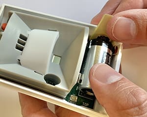 Remove the battery tab