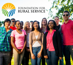 high school students and the foundation for rural service logo