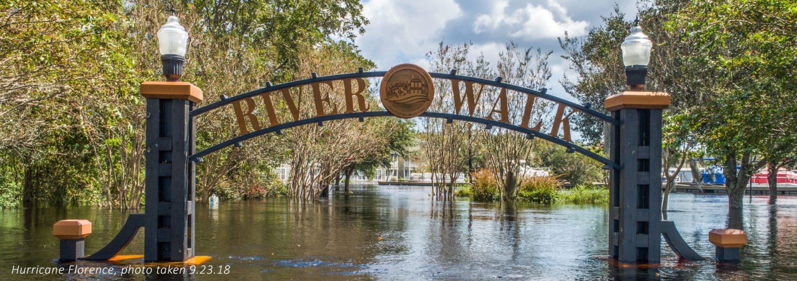 River walk hurricane photo.