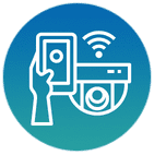 Wireless Security camera icon
