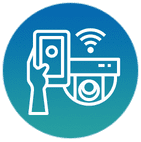 Wireless Security camera icon