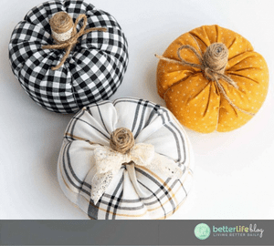 fabric pumpkins