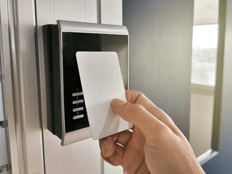 Card scanning lock