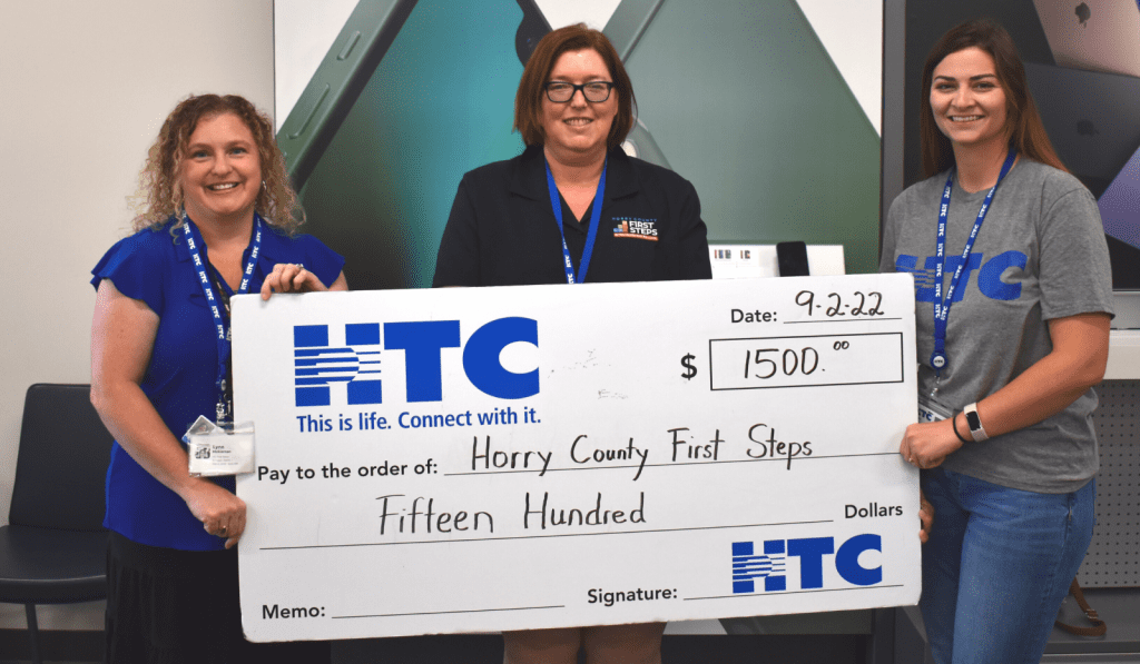 Horry County First Steps donation