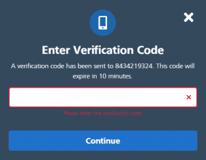 Verification code