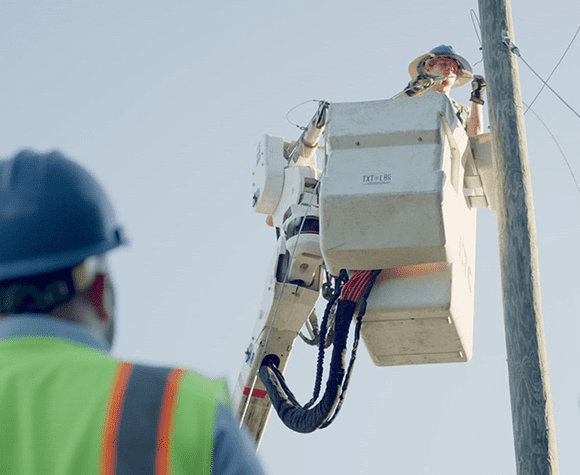 HTC construction and installation crew