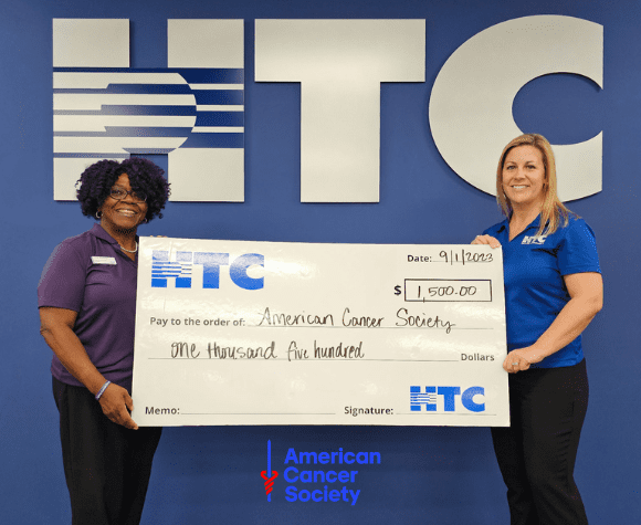 HTC American Cancer Society donation