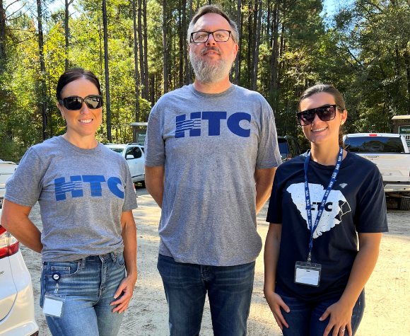 HTC employees join other area utility workers for annual clean up event