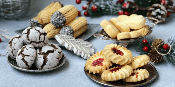 Assortment of cookies