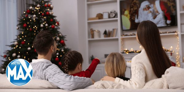 Family watching HTC TV max
