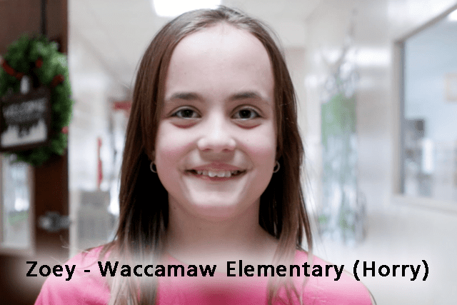 Zoey - Waccamaw Elementary School (Horry)