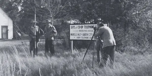 Image of original HTC site in 1951 from the HTC archives