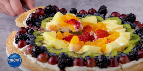 Large fruit tart