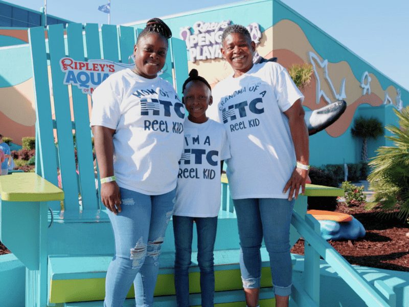 Family attends 2024 HTC Reel Kid event
