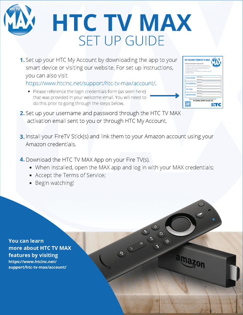 HTC TV MAX Set Up Guide