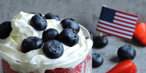 Recipe for a patriotic dessert