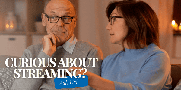Older couple discusses what to stream