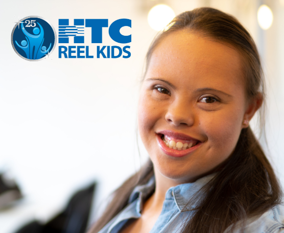 Smiling HTC REEL kid