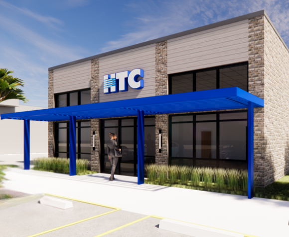 An image of the Georgetown Retail Branch after renovations are completed