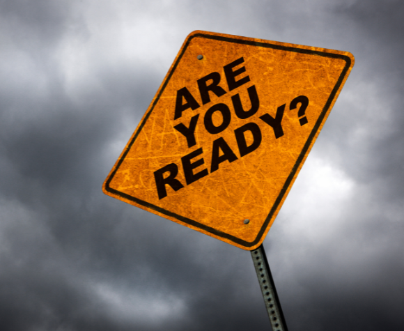 warning sign that reads Are You Ready?