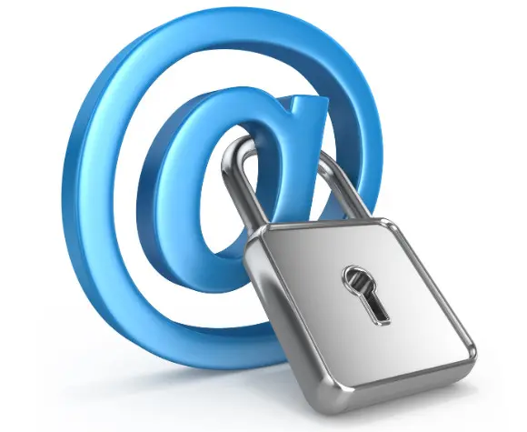 lock on email symbol