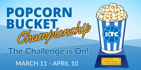announcement for popcorn bucket championship challenge 2026