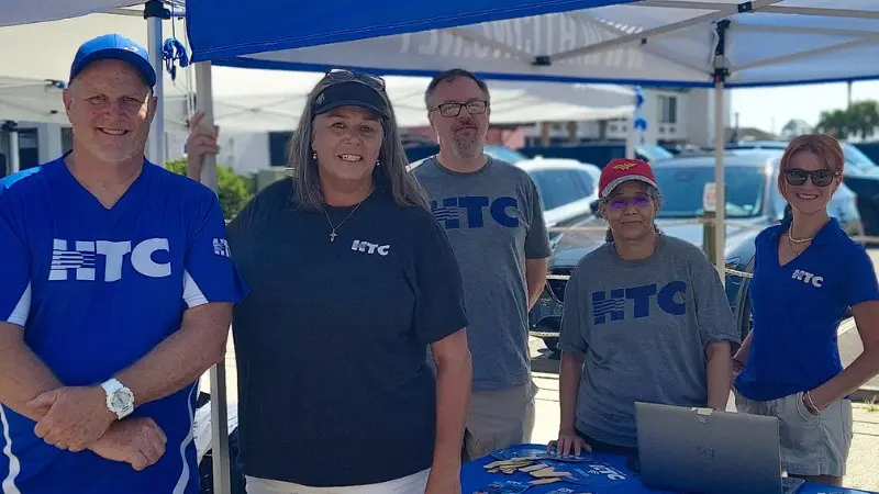 HTC Employees at the Surfside Beach Surf Competition September 2025