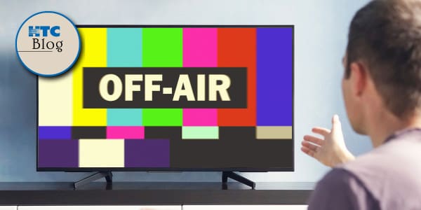 man upset that a video channel has gone off the air