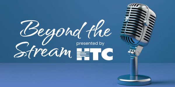 podcast microphone and Beyond the Stream logo