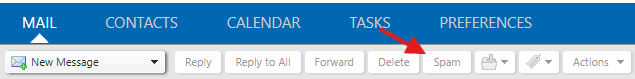 header links in @sccoast.net email