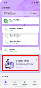 plume home create user instruction