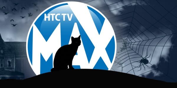 htc tv max full moon with cat in foreground