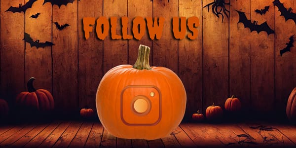 instagram logo on pumpkin