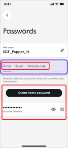 plume secondary wi-fi password instructions